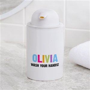 Personalized Ceramic Soap Dispenser - All Mine