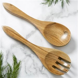 Acacia Wood Salad Utensil Set