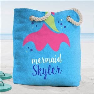 Mermaid Life Personalized Beach Bag- Large