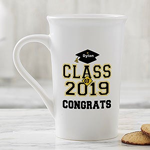 Personalized Graduation Latte Mugs