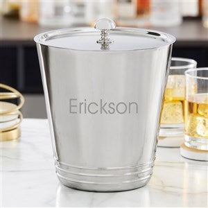 Classic Celebrations Personalized Silver Ice Bucket