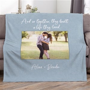 Together They Built A Life Personalized Fleece Blanket 50x60