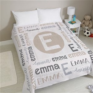 Youthful Name Personalized Comforter - Queen 88x88