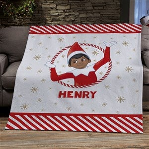 The Elf On The Shelf Personalized 50x60 Sweatshirt Blanket