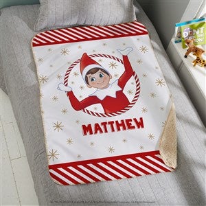 The Elf On The Shelf Personalized 30x40 Sherpa Blanket