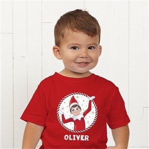 The Elf On The Shelf Personalized Toddler T-Shirt - Toddler 2T - Black