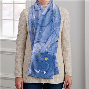 Birthstone Color Personalized Women's Fleece Scarf