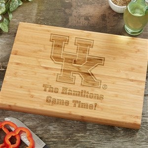 NCAA Kentucky Wildcats Personalized Bamboo Cutting Board- 10x14