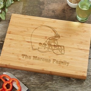 NFL Cleveland Browns Personalized Bamboo Cutting Board- 10x14