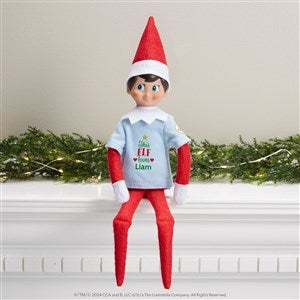 The Elf on the Shelf Loves Personalized Clause Couture Blue Elf Shirt