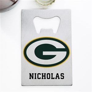 NFL Green Bay Packers Personalized Credit Card Size Bottle Opener