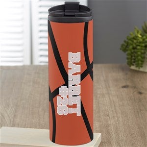 Basketball Personalized 16 Oz. Travel Tumbler