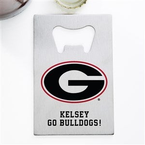 NCAA Georgia Bulldogs Personalized Credit Card Size Bottle