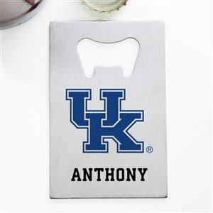 NCAA Kentucky Wildcats Personalized Credit Card Size Bottle Opener