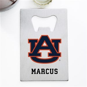 NCAA Auburn Tigers Personalized Credit Card Size Bottle Opener