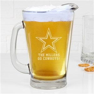 NFL Dallas Cowboys Personalized Beer Pitcher