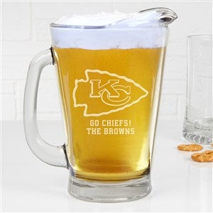 NFL Kansas City Chiefs Personalized Beer Pitcher