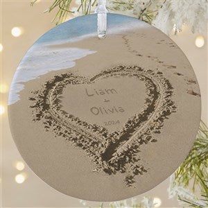 Our Paradise Island Personalized Ornament- 3.75 Matte - 1 Sided