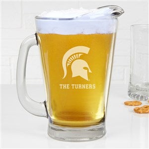 NCAA Michigan State Spartans Personalized Beer Pitcher