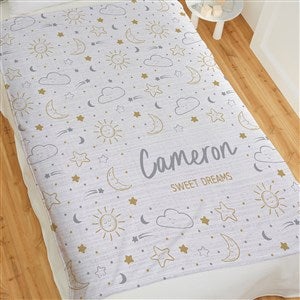 Baby Celestial Personalized 60x80 Sherpa Blanket