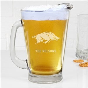 NCAA Arkansas Razorbacks Personalized Beer Pitcher