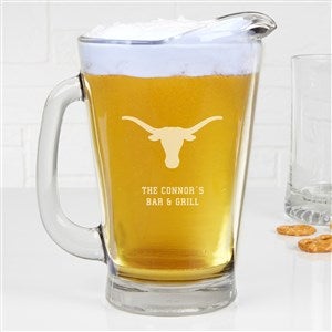 NCAA Texas Longhorns Personalized Beer Pitcher