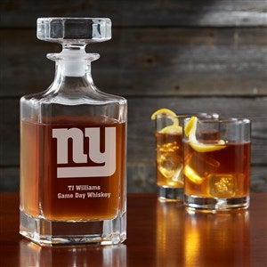 NFL New York Giants Personalized Royal Decanter