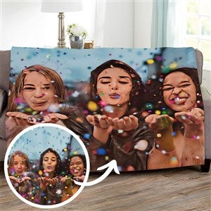 Cartoon Yourself Personalized 50x60 Sweatshirt Photo Blanket