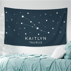 Personalized Wall Zodiac Tapestry - Constellations