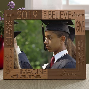 Personalized Graduation Wood Picture Frame - 5x7