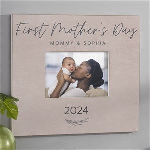 First Mother's Day Love Personalized 5x7 Wall Frame- Horizontal