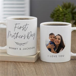 First Mother's Day Love Personalized Coffee Mug 11 Oz.- White