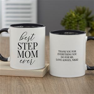 Bonus Mom Personalized Coffee Mug 11oz.- Black