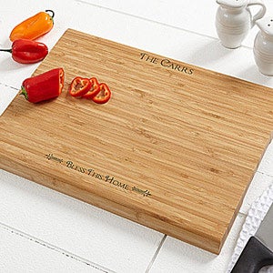 Personalized Bamboo Cutting Boards   Bless This Home Design