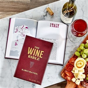 The Wine Bible Personalized Leather Book