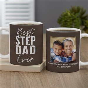 Personalized Photo Coffee Mugs - Best Step Dad