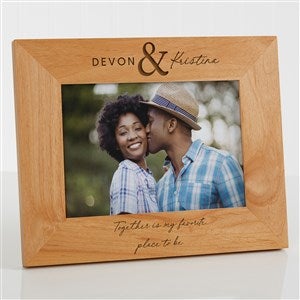 You & I Forever Personalized Horizontal Frame - 5 X 7