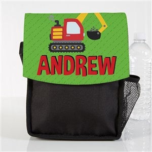 Construction & Monster Trucks Personalized Lunch Bag