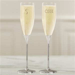 Personalized Silver Flute Set - Classic Celebrations