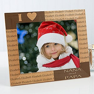 Our Loving Hearts Holiday Personalized Frame- 8 x 10