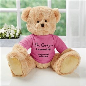 I'm Sorry… Personalized Teddy Bear