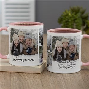 Photo Expression For Her Personalized Photo Coffee Mug - Pink