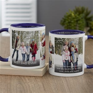 Photo Expression For Him Personalized Coffee Mug 11 Oz.- Blue