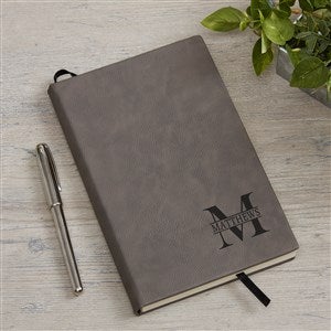 Namely Yours Personalized Writing Journal - Charcoal