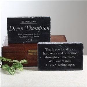 Performing With Excellence Engraved Marble Keepsake