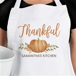 Fall Seasonally Script Personalized Apron & Potholder - 41588