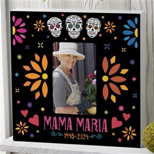 Day Of The Dead Personalized Picture Frame - 4x6 Vertical