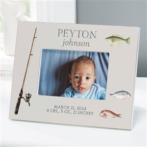 Gone Fishing Personalized 4x6 Tabletop Frame - Horizontal