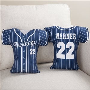 Baseball Jersey Personalized Throw Pillow  - 41939