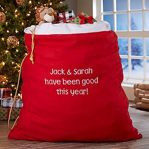 Personalized Santa Toy Sack